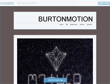 Tablet Screenshot of burtonmotion.com